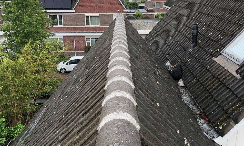 Repareren van nokvorsten in Harderwijk